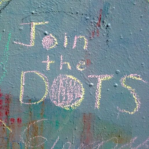 Example: Join The DOTS on wall (pink chalk)